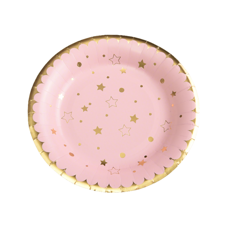 Piatto di carta biodegradabile da 7 pollici - Rotondo
