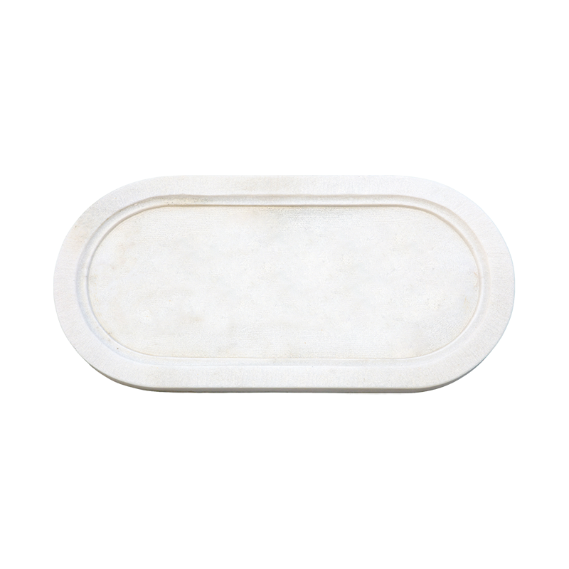 Piatto Kraft ovale – Colore personalizzato